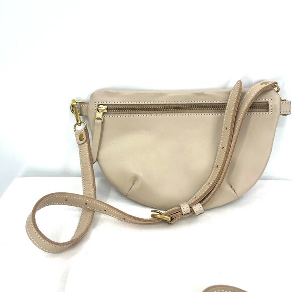 Abby Alley Sling Bag in Light Beige Gardenia with Additional Strap - Picture 2 of 7